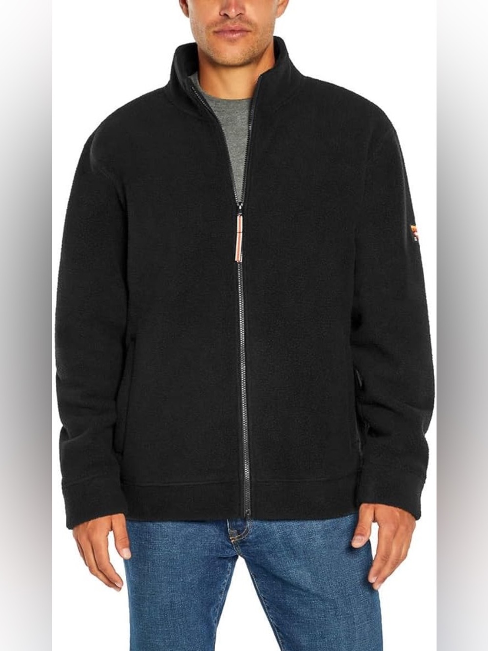 NWT Men's Full-Zip Heavyweight Fleece Jacket - Classic Warm Layer